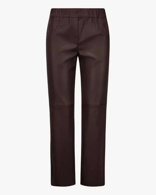 7/8-Hose aus Lammnappaleder