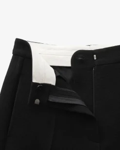 7/8-Hose aus Schurwoll-Mix