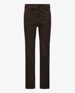 Hose aus Veloursleder