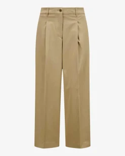 7/8-Hose High Waist aus Baumwoll-Mix