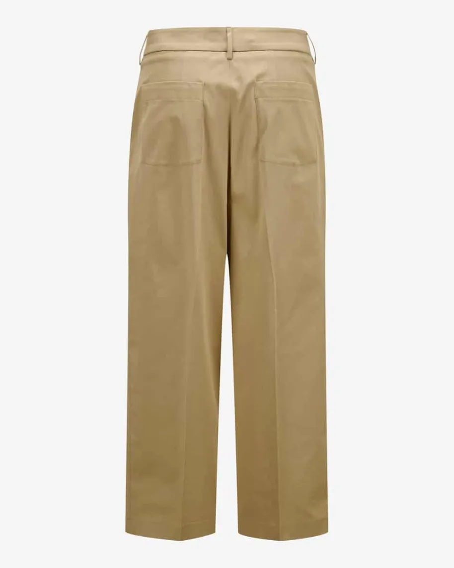 7/8-Hose High Waist aus Baumwoll-Mix