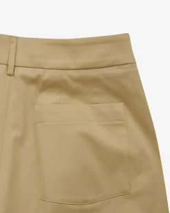 7/8-Hose High Waist aus Baumwoll-Mix