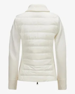 Hybrid-Daunen-Strickjacke