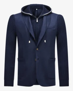 Hybrid-Sakko aus Wolle