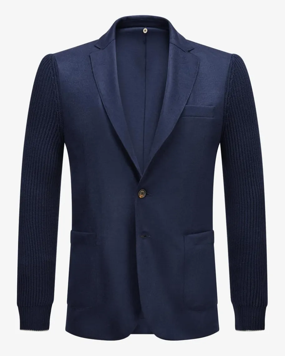 Hybrid-Sakko aus Wolle