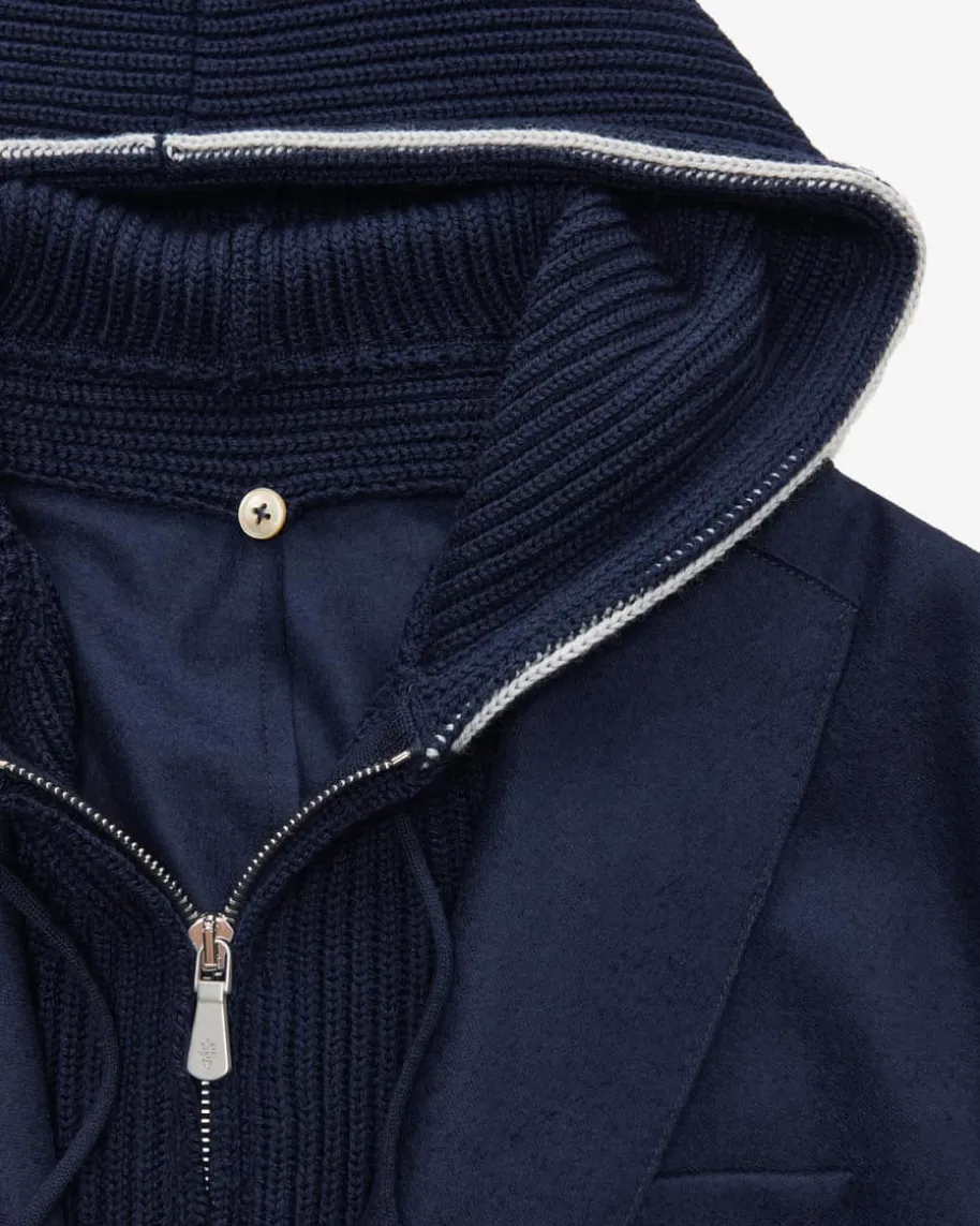 Hybrid-Sakko aus Wolle