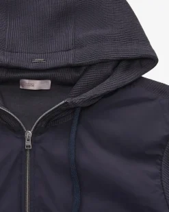 Hybrid-Strickblouson