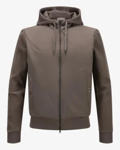 Hybrid-Strickblouson