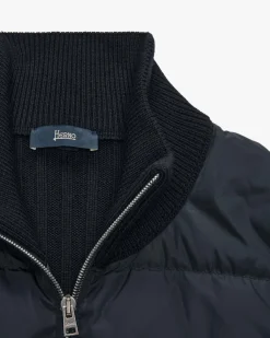 Hybrid-Strickblouson