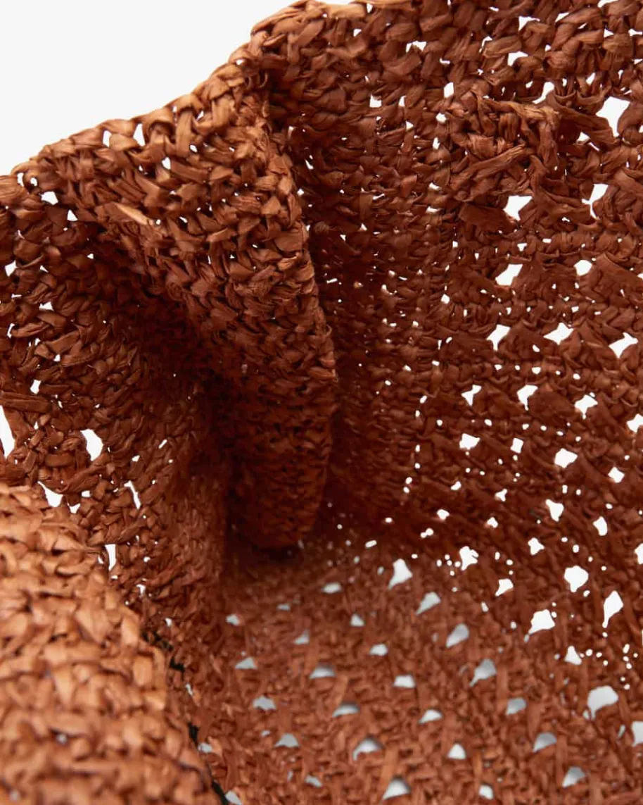 Ibiza Raffia Henkeltasche