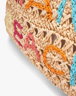 Ibiza Raffia Henkeltasche