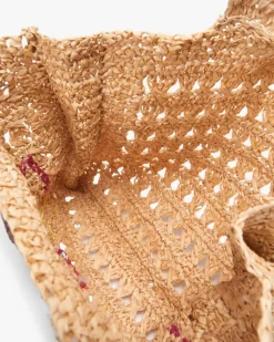 Ibiza Raffia Henkeltasche