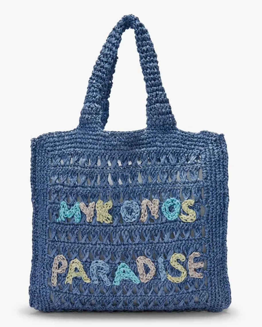 Ibiza Raffia Henkeltasche