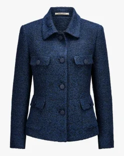 India Bouclé-Blazer