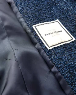 India Bouclé-Blazer