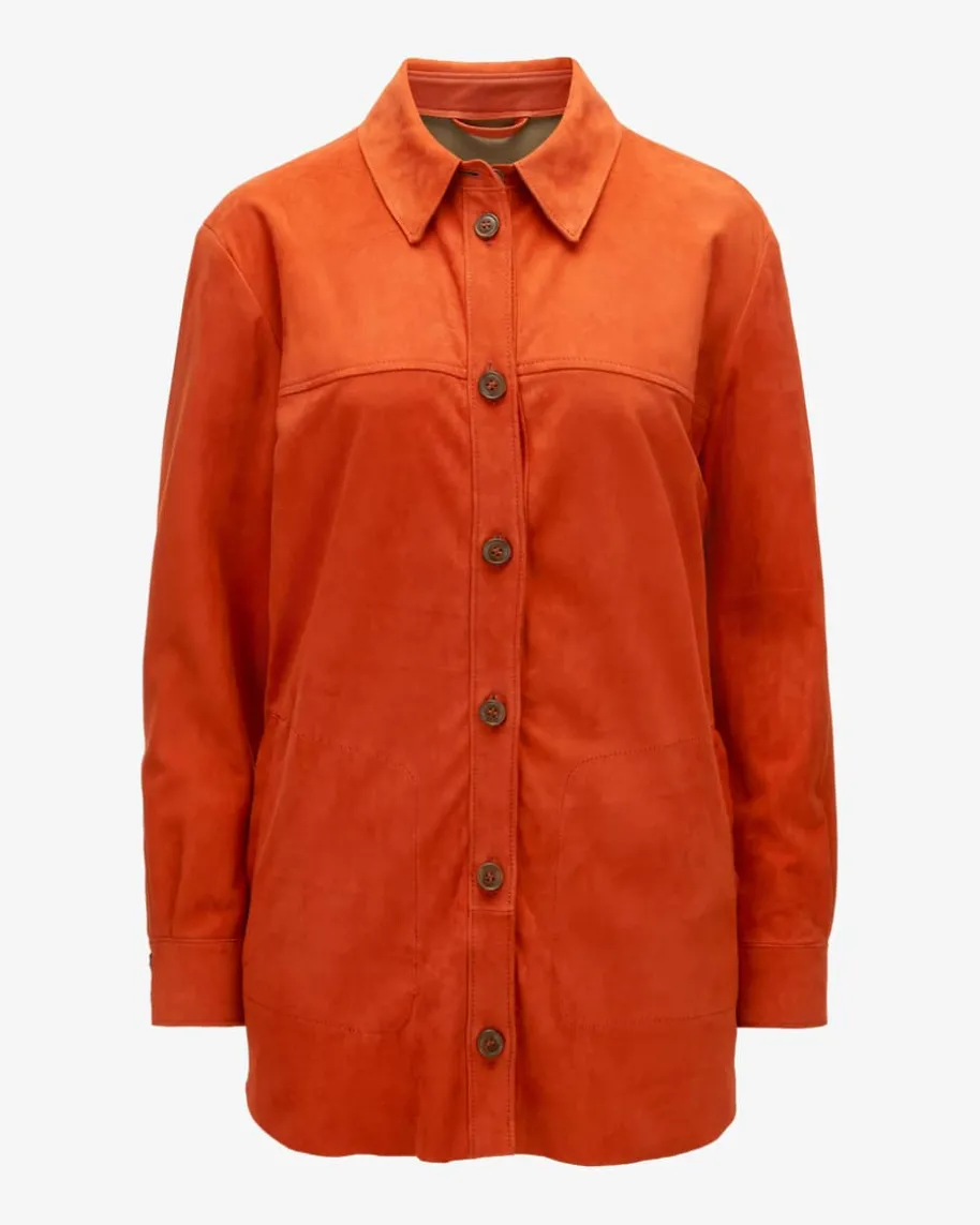 Indy Trachten-Leder-Shirtjacket