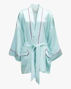 Jade Seiden-Kimono