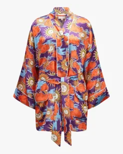 Jade Seiden-Kimono