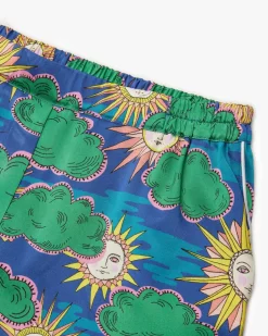 Jade Seiden-Pyjamashorts