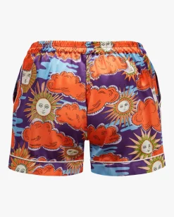 Jade Seiden-Pyjamashorts