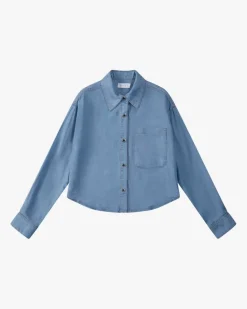 Jeansbluse