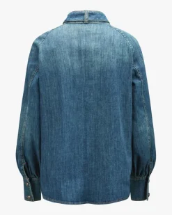 Jeansbluse