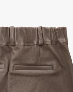 Jen 7/8-Lederhose aus Lammleder