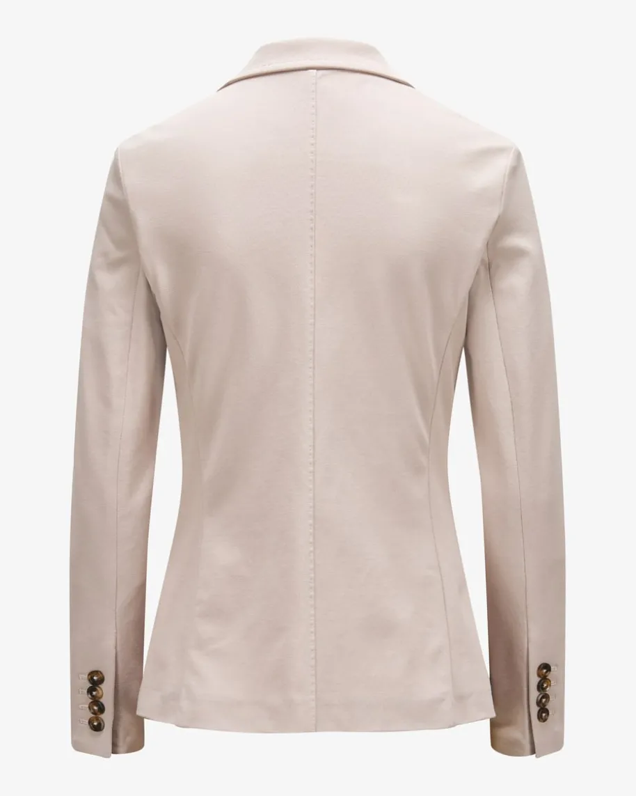 Jersey-Blazer aus Baumwoll-Mix