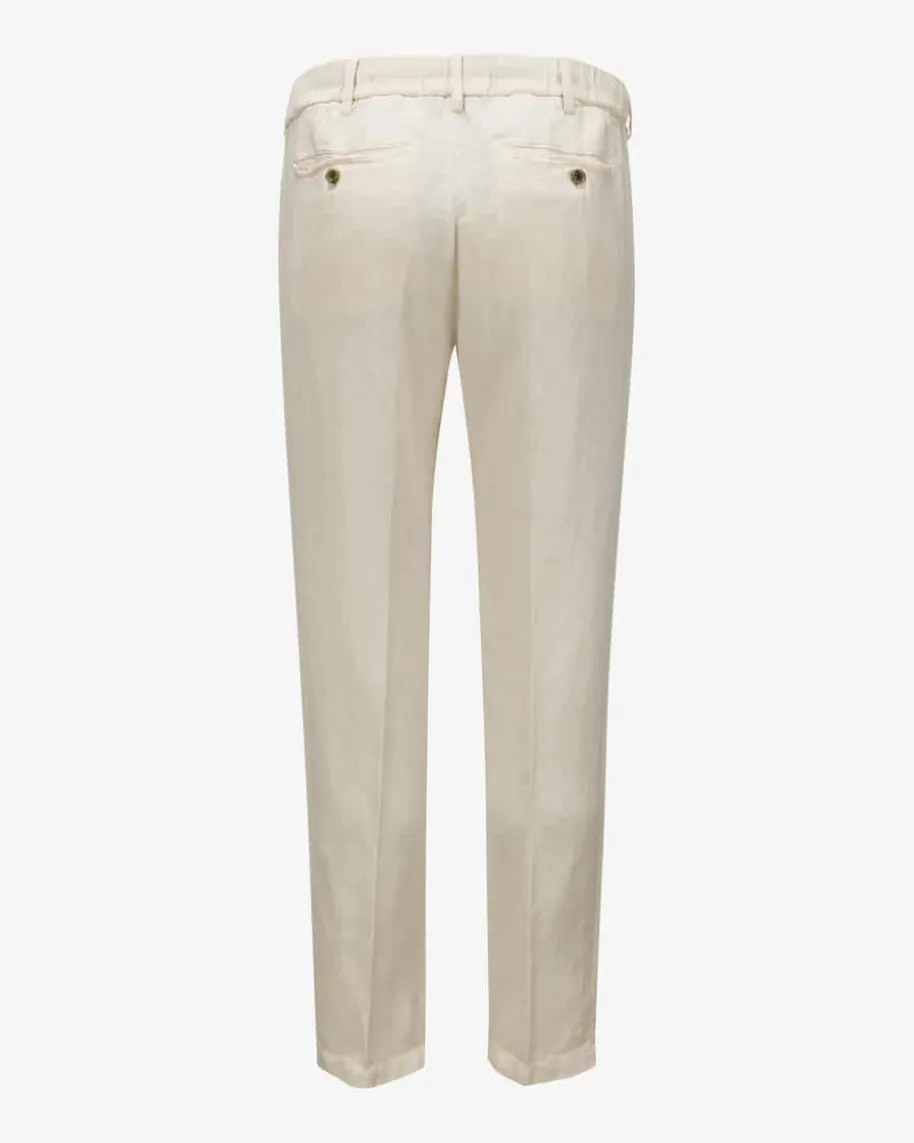 Joggpants aus Baumwolle und Leinen