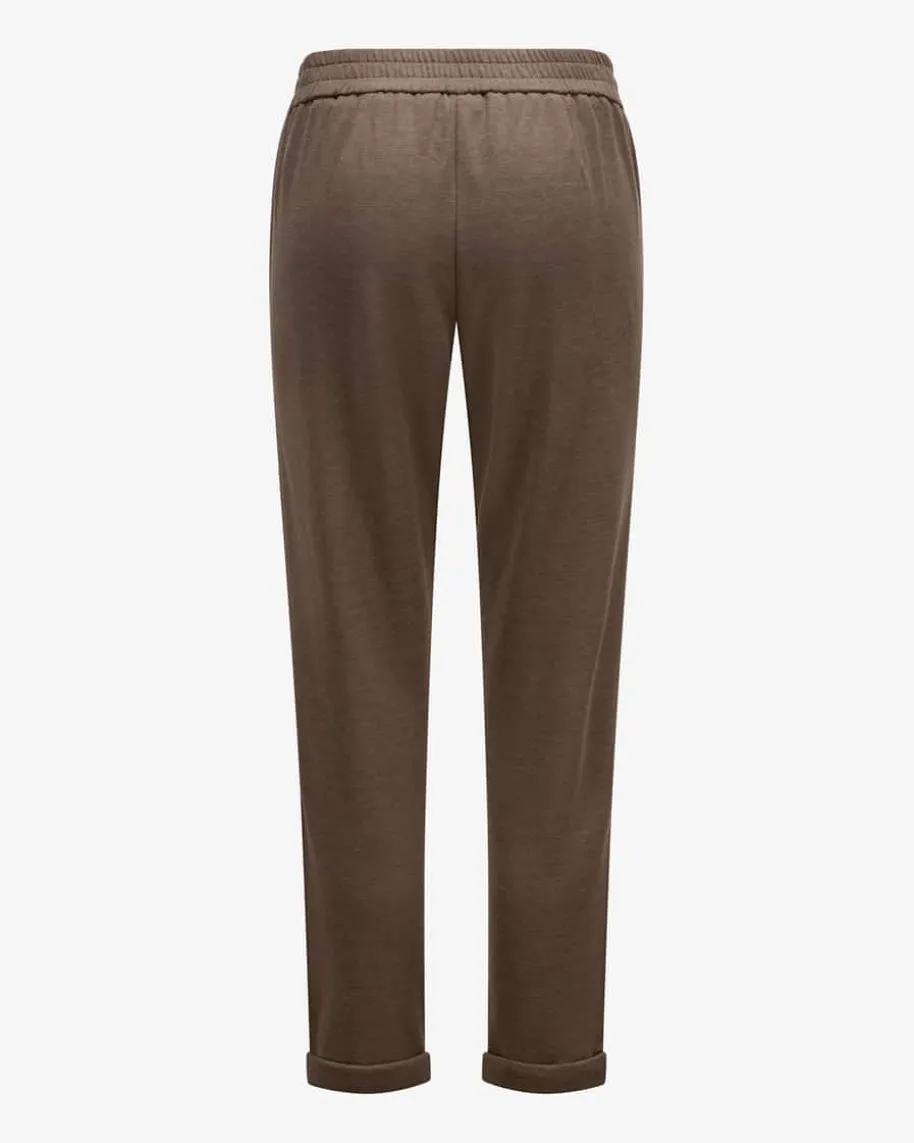 7/8-Joggpants aus Baumwolle und Seide