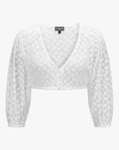 Kaira Dirndlbluse Semi-Transparent