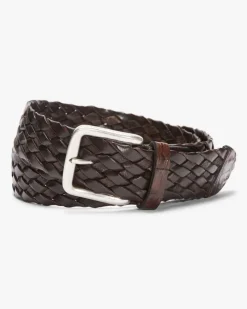 Kalb- und Krokodilleder-Gürtel