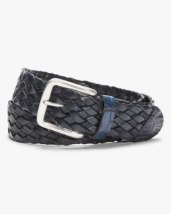 Kalb- und Krokodilleder-Gürtel