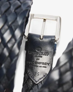 Kalb- und Krokodilleder-Gürtel