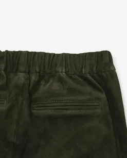 Kamilla Stretch Hose aus Lammleder