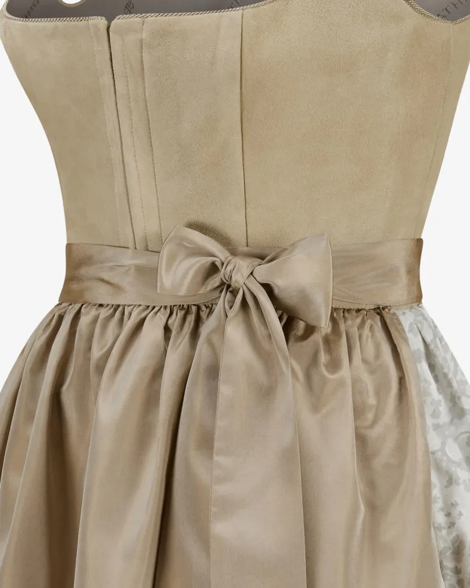 Kitzbühl Dirndl lang mit Seidenschürze