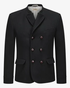 Korbe Doppelreiher-Trachtenjanker aus Baumwolle