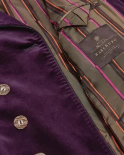 Kornegg Doppelreiher-Trachtenjanker aus Baumwollsamt