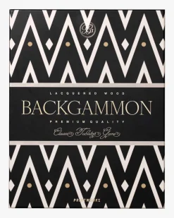 Lacquered Backgammon-Spiel