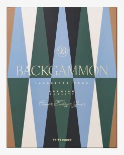 Lacquered Backgammonspiel