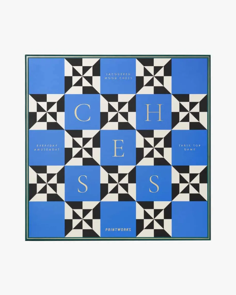 Lacquered Chess Poseidon Schachspiel