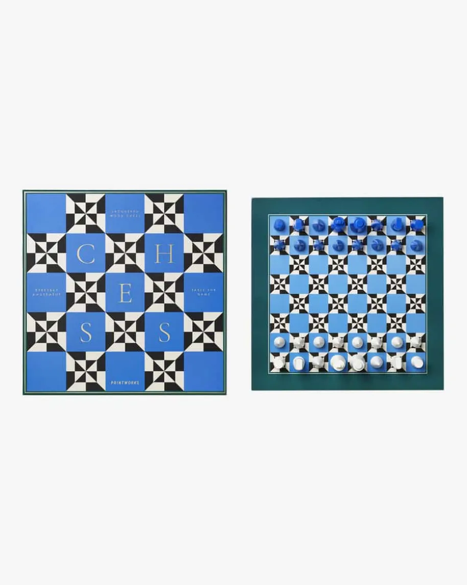 Lacquered Chess Poseidon Schachspiel