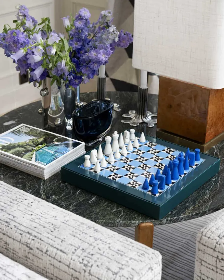 Lacquered Chess Poseidon Schachspiel