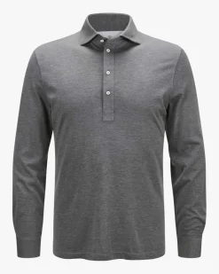 Langarm-Polo
