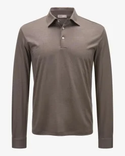 Langarm-Polo