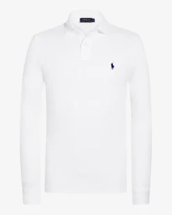 Langarm-Polo Custom Slim Fit