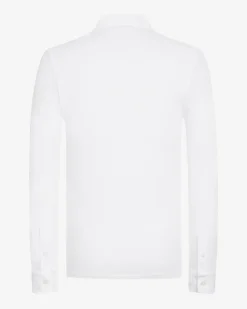 Langarm-Polo Custom Slim Fit