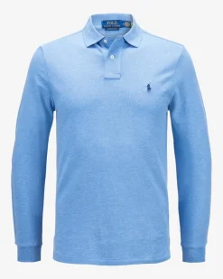 Langarm-Polo Custom Slim Fit