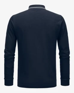 Langarm-Poloshirt Slim Fit