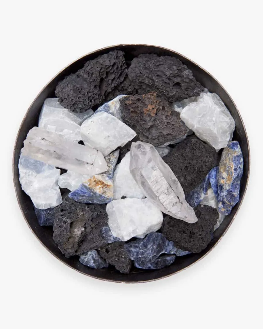 Lava Blue Small Flat Pot Pourri Totem